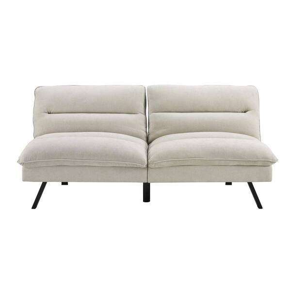 Sofas 2 Go Manhattan Convertible Sofa, Tan