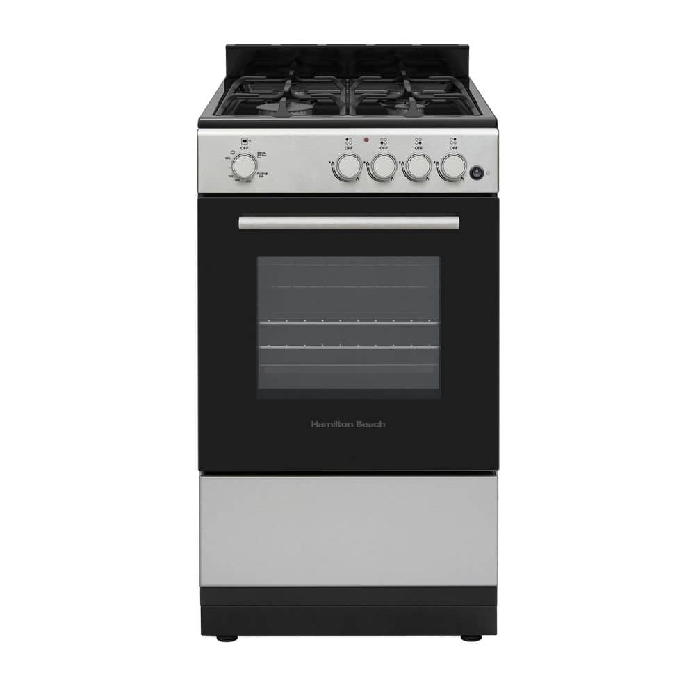 20 In. Gas Range Oven with Shallow Tray in Stainless Steel