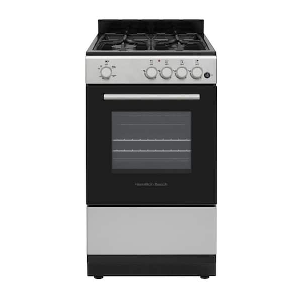 20 In. Gas Range Oven with Shallow Tray in Stainless Steel