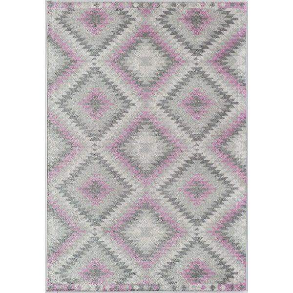 Bodrum Taffy 2'x4' Moroccan Gray Area Rug
