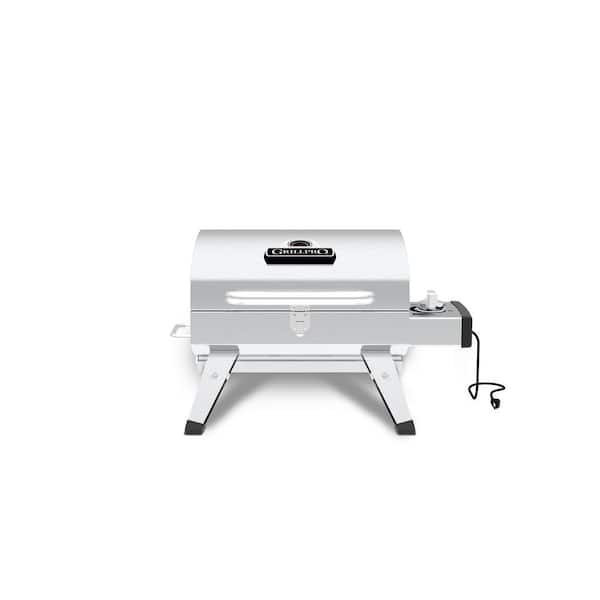 GrillPro Table Top Portable Electric Grill in Stainless Steel