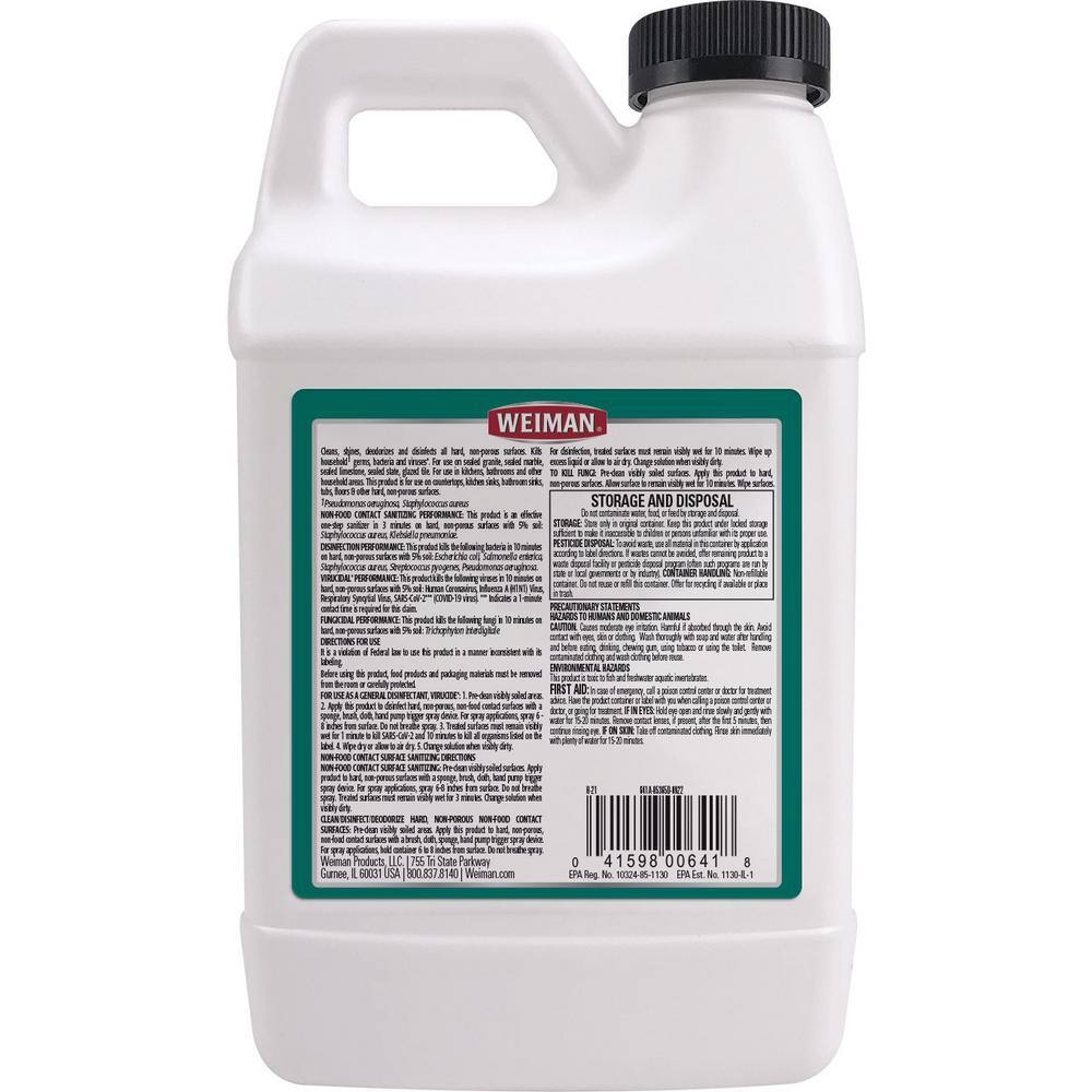 Weiman 64 Oz Granite and Stone Cleaner and Polish Refill