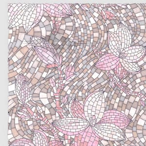 3D Falkirk Renfrew II 1/50 in. x 37 in. x 25 in. Pink Beige Faux Mosaic PVC Decorative Wall Paneling (10-Pack)