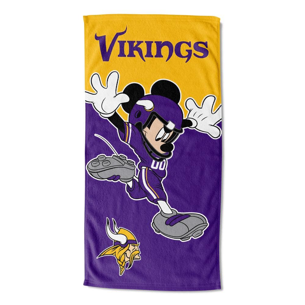 THE NORTHWEST GROUP Disney NFL Mickey Vikings Splash Hugger & Beach