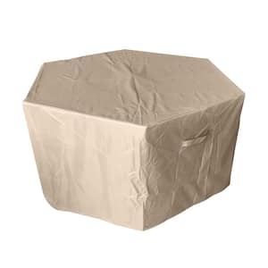 55 in. Hexagon Fire Pit Cover