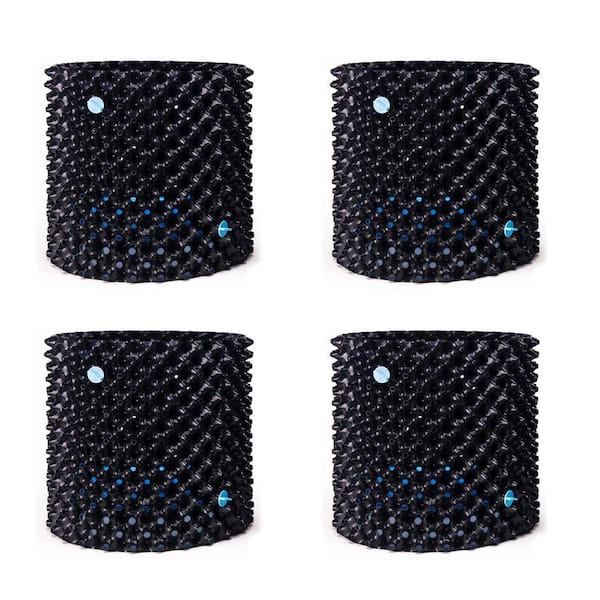 Hydrofarm Superoots Air-Pot 7 Gal. Equivalent Plastic Garden Propagation Pot Planter Containers (4-Pack)