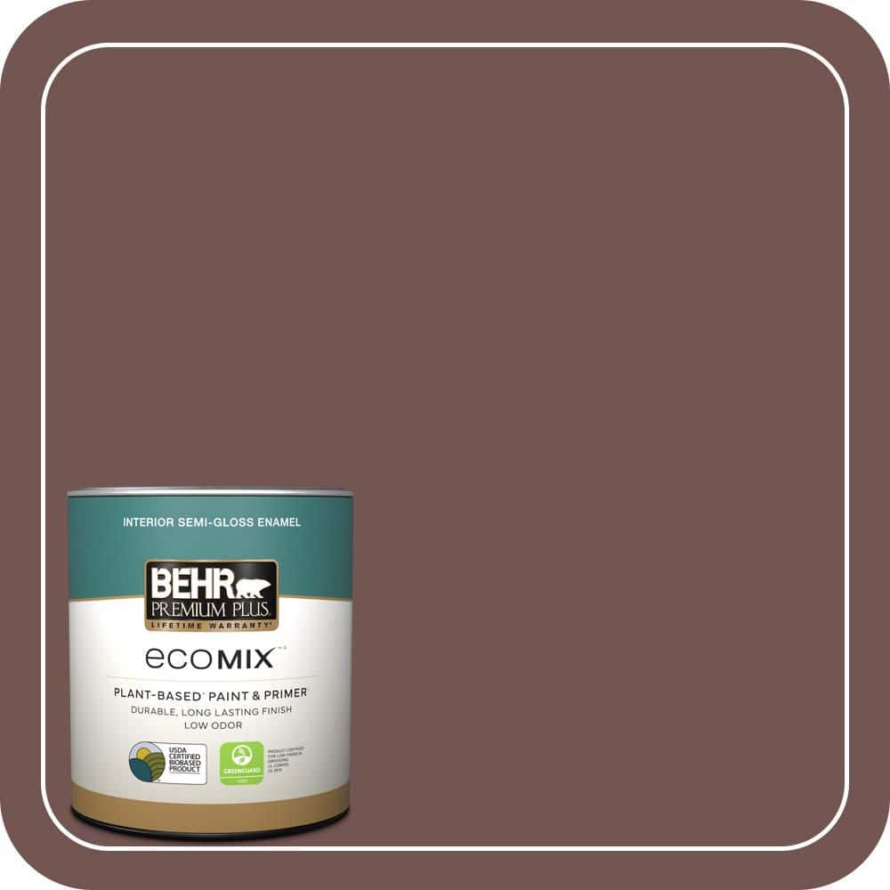 1 qt. #MQ1-53 Rosy Sandstone Semi-Gloss Enamel EcoMix Plant-Based Interior Paint & Primer price history on PriceWatchPro