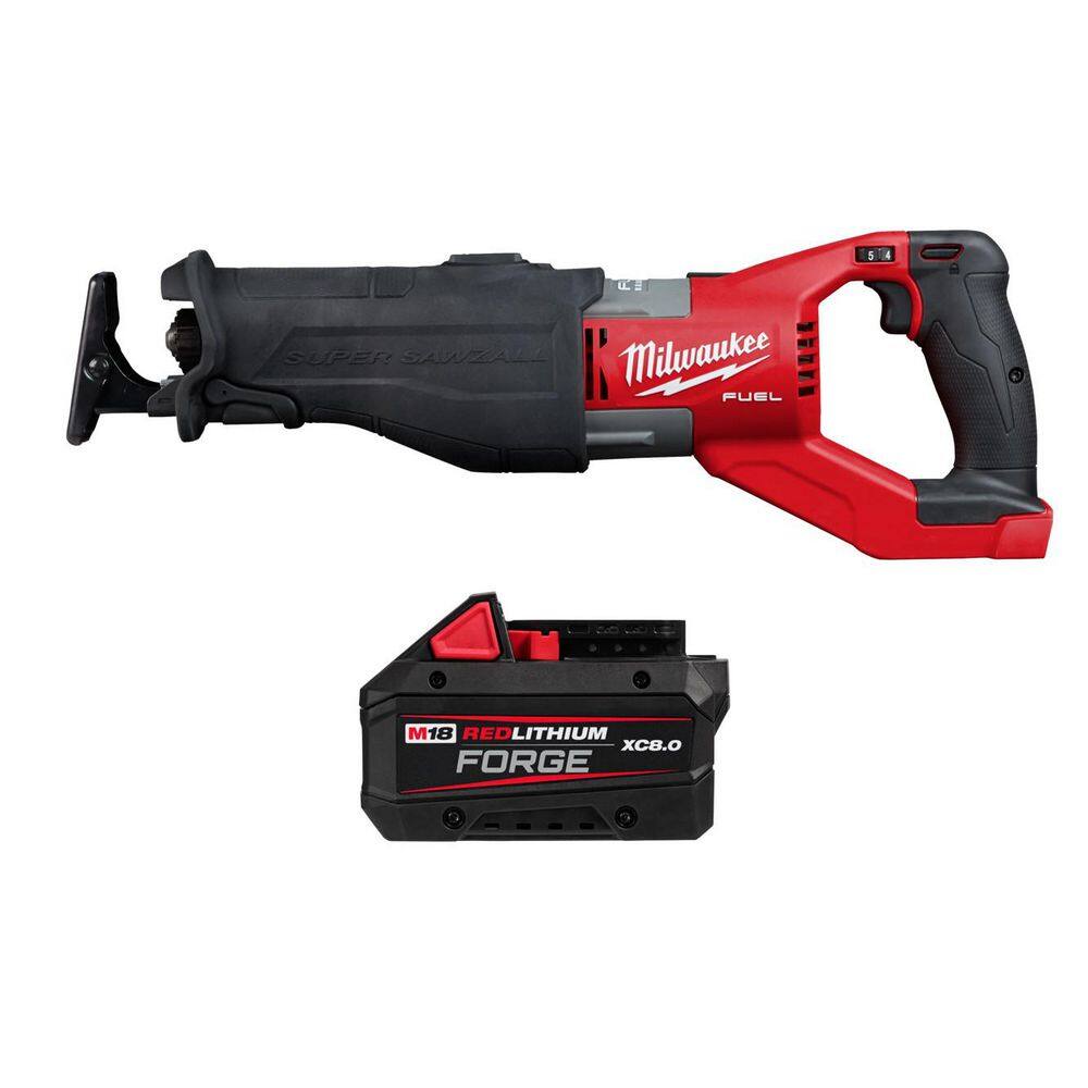 M18 FUEL 18V Lithium-Ion Brushless Cordless Super SAWZALL Orbital Reciprocating Saw w/ 8.0 Ah Battery price history on PriceWatchPro