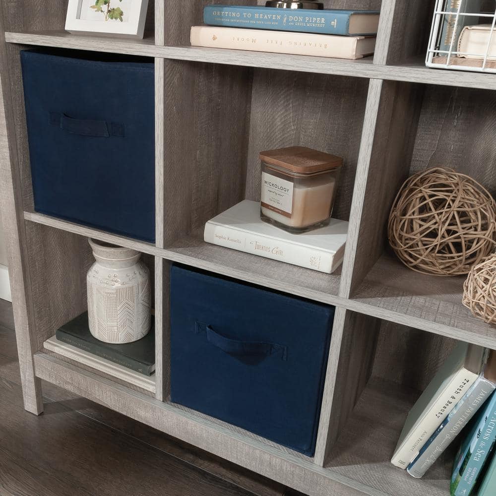 Spring Maple 9-Cube Storage Bookcase with MDF Shelves