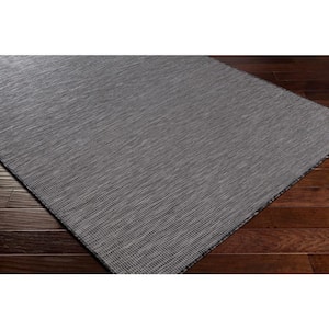 Zalie Dark Doormat 3 ft. x 4 ft. Indoor/Outdoor Area Rug