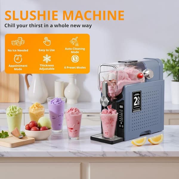 380W Slushie Machine,Sand Ice Maker, Dessert Specialty Appliance
