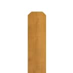 1 in. x 6 in. x 6 ft. Homestead Harvest Cedar Prestained Brazilian Pine Dog Ear Fence Picket (12-Pack)