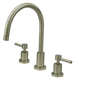 Concord 2-Handle Standard Kitchen Faucet in Brushed Nickel