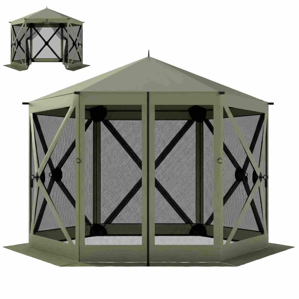 10 x 11 ft  Black  Spacious Camping Canopy Screen House with stakes and ropes price history on PriceWatchPro