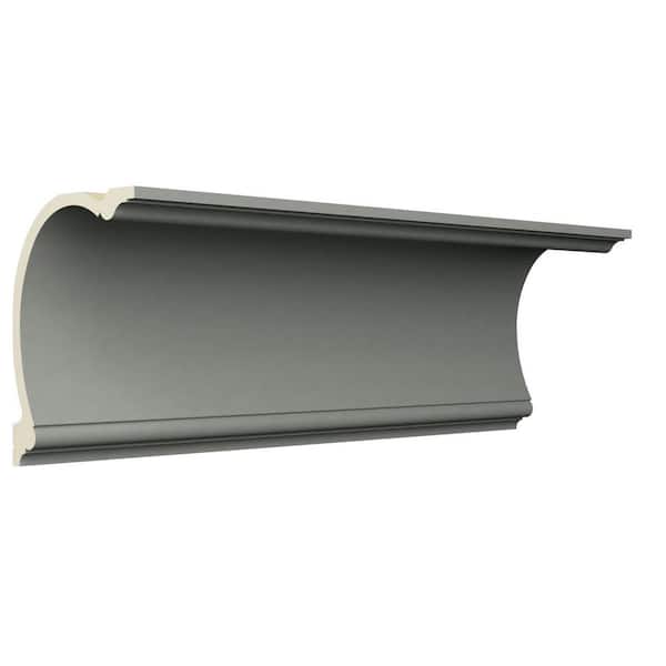 Ekena Millwork Danielle 7.875 in. D x 9.875 in. W x 96 in. L Polyurethane Crown Moulding