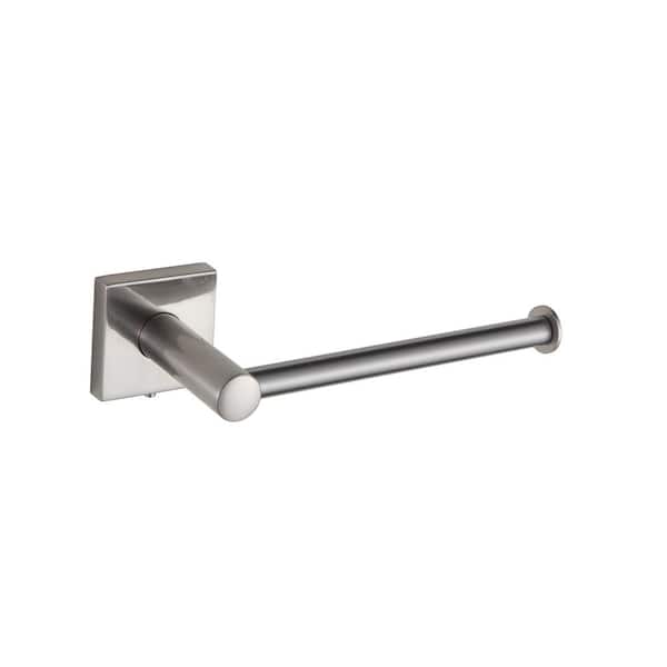 Avalon 6.78 in. Wall Mounted Toilet Paper Holder Satin Nickel