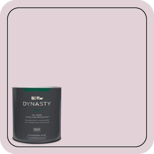 BEHR DYNASTY 1 qt. #T15-7 Secret Blush Semi-Gloss Exterior Stain-Blocking Paint and Primer