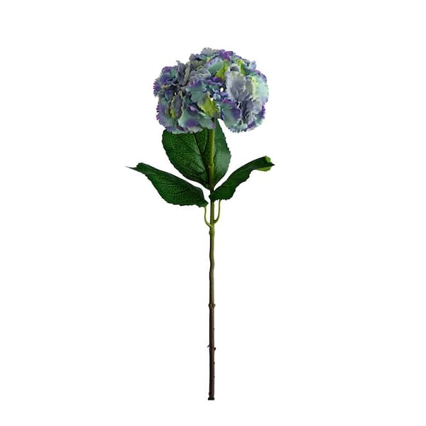 Nearly Natural 30 in. Artificial Hydrangea Flower Stems, Set of 3