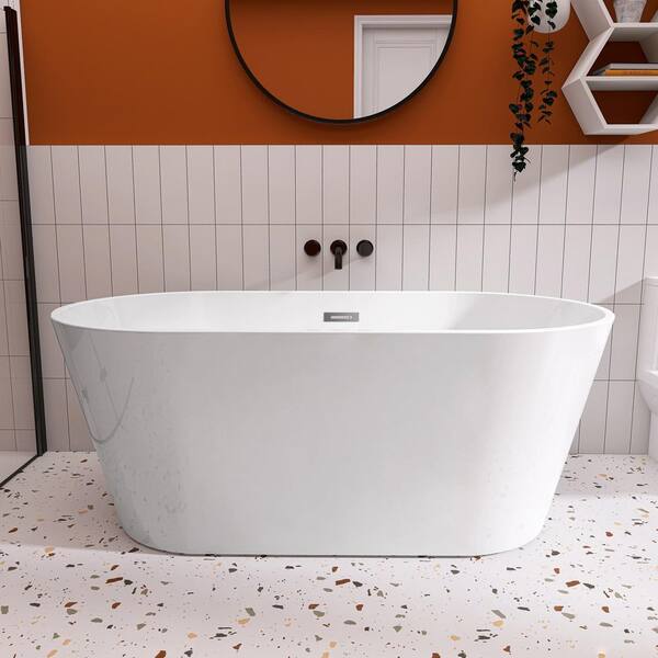 「#期間限定」のおすすめ人気ランキング Zeafive Dazr 63 in. x 31.1 in. Acrylic Freestanding Soaking その他