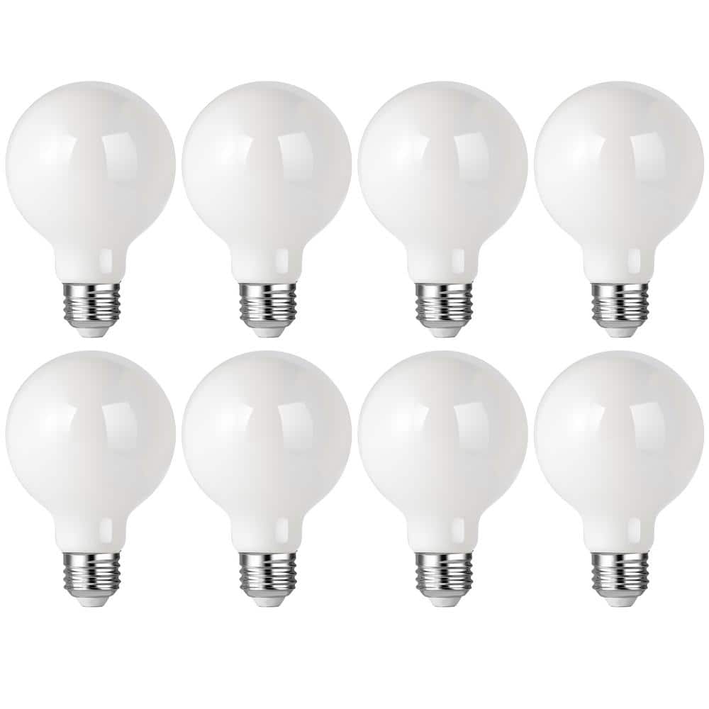 60-Watt Equivalent Dimmable LED Edison Bulbs 700 Lumens, G25 LED Filament Light Bulbs E26 Base, 5000K Daylight (8-Pack) price history on PriceWatchPro