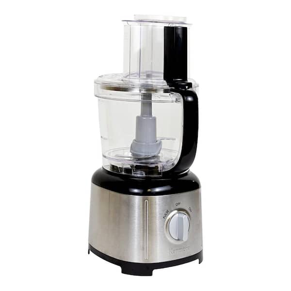KENMORE 11-Cup Food Processor and Vegetable Chopper, Reversible Slice/Shred Disc, 500W, Black