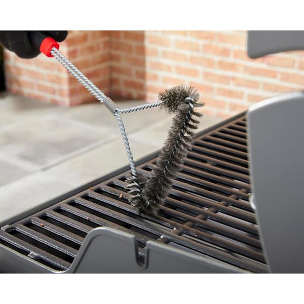 18 Inch Three Wire Oven Cleaning Brush BBQ Grill Brush and Scraper