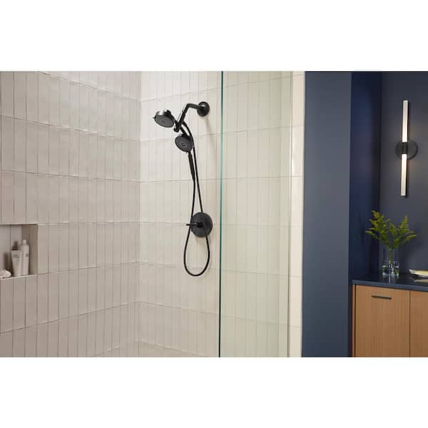 Purist 1-Handle Rite-Temp Valve Trim with Cross Handle in Vibrant Titanium