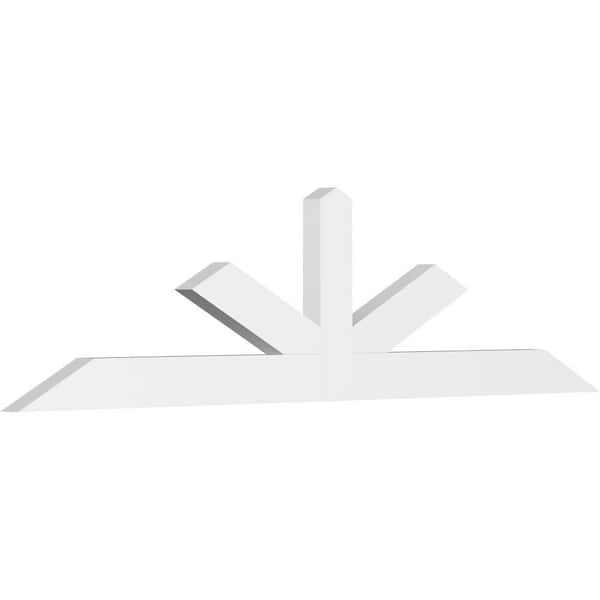 Ekena Millwork Saratoga 72 in. W x 18 in. H x 2 in. D Signature Polyurethane Bracket