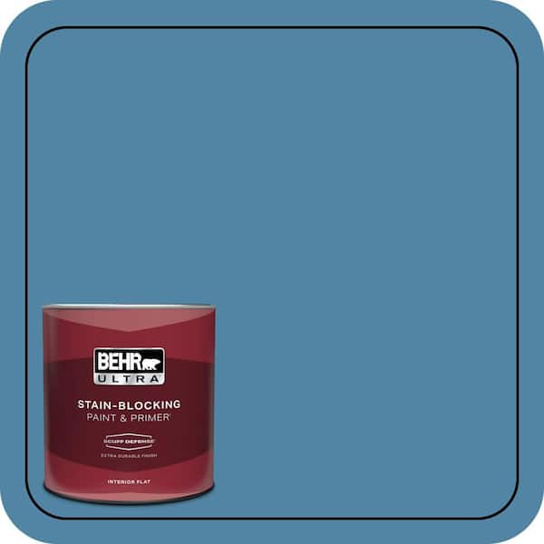 BEHR ULTRA 1 qt. #M500-4 Hemisphere Extra Durable Flat Interior Paint & Primer