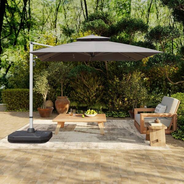 9 cantilever patio umbrella MPL Shade 9' X 12' Rectangular Outdoor Umbrellas please search 43436001 41408536 Umbrellas should be covered and stored late at night or in extreme weather conditions to extend the life of the umbrella Mondawe 9 ft. Aluminum Cantilever