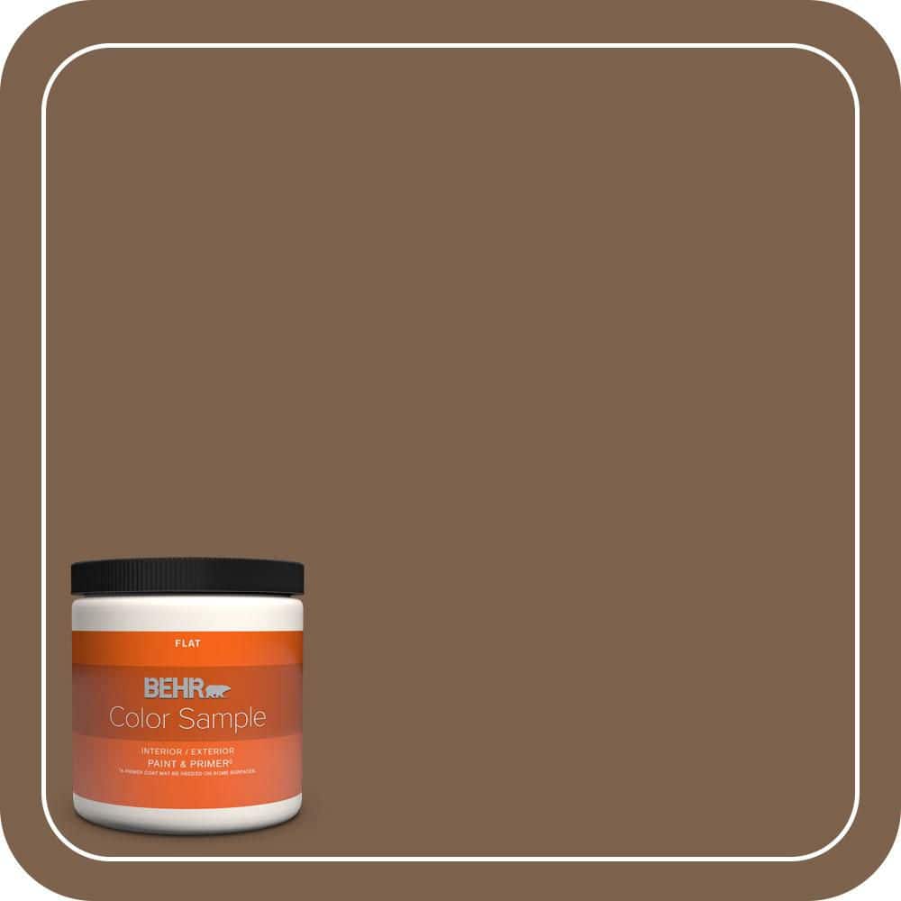 8 oz. #PMD-60 Rich Walnut Flat Interior/Exterior Paint & Primer Color Sample price history on PriceWatchPro
