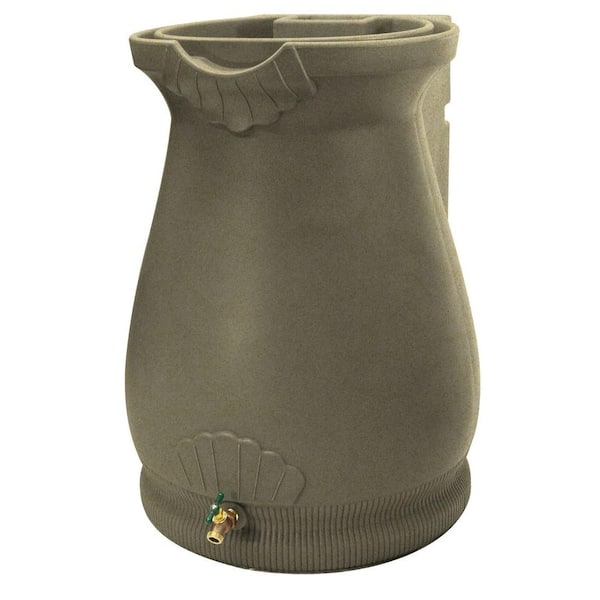 Rain Wizard 65 Gal. Sandstone Urn Rain Barrel