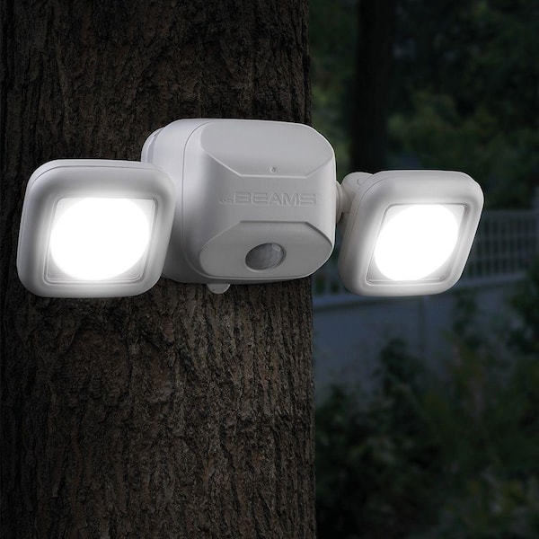 Deck, Dual Head Motion Sensor LED Wireless Security Light Outdoor Porch 
