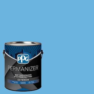 1 gal. PPG1240-4 Xavier Blue Flat Exterior Paint