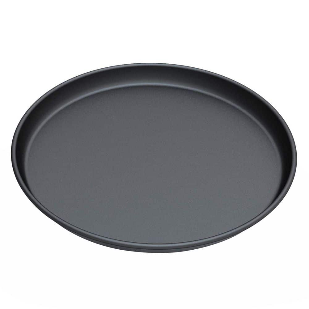 Anqtovp 12-Piece Black Metal Non-Stick Microwave Crisper Pan with ...