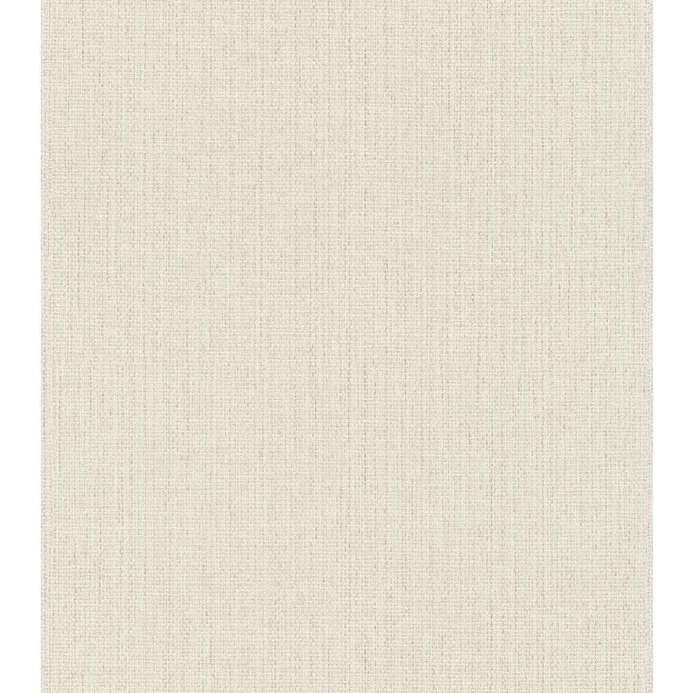 Hoshi White Woven Vinyl Wallpaper Roll