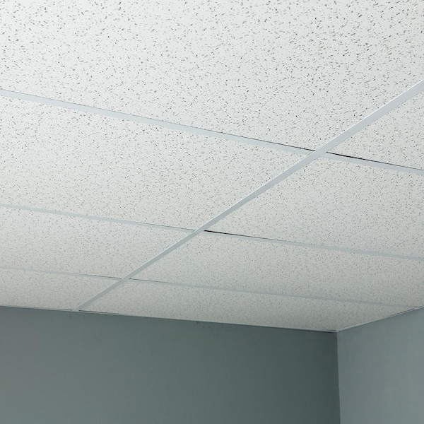 23.75in. x 47.75in. Printed Pro Lay-In Vinyl White Ceiling Tile (Case of 10)