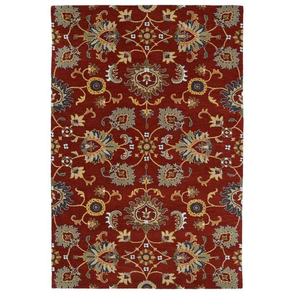 Kaleen Middleton Red 3 ft. x 5 ft. Area Rug