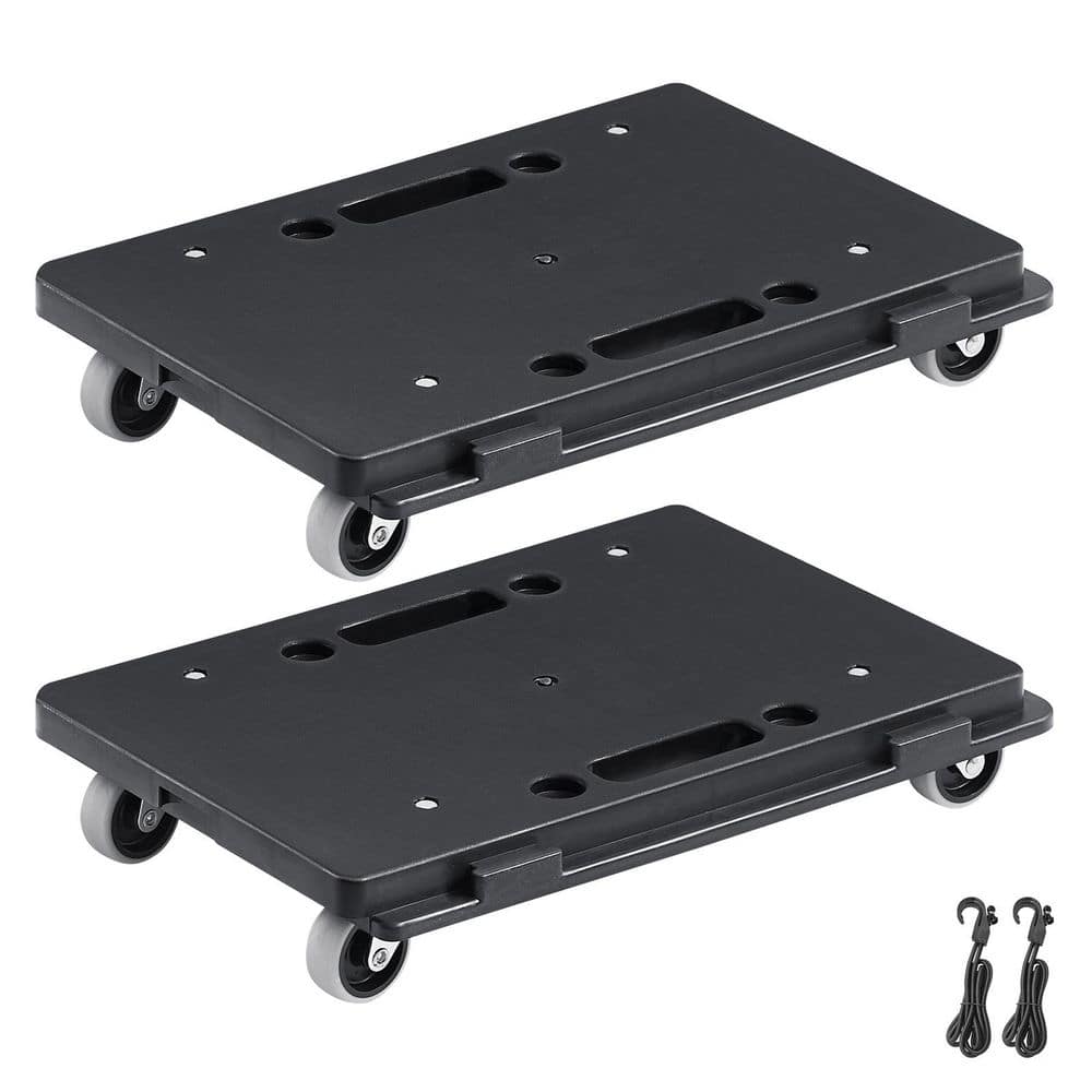 Furniture Dolly, 500 lbs. Capacity Each Count, Heavy Duty 4-Wheel Mover, Portable Flat Cart for Heavy Furniture, 2 Pack price history on PriceWatchPro