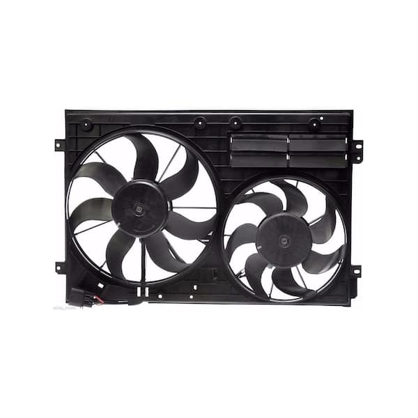 TYC Dual Radiator and Condenser Fan Assembly