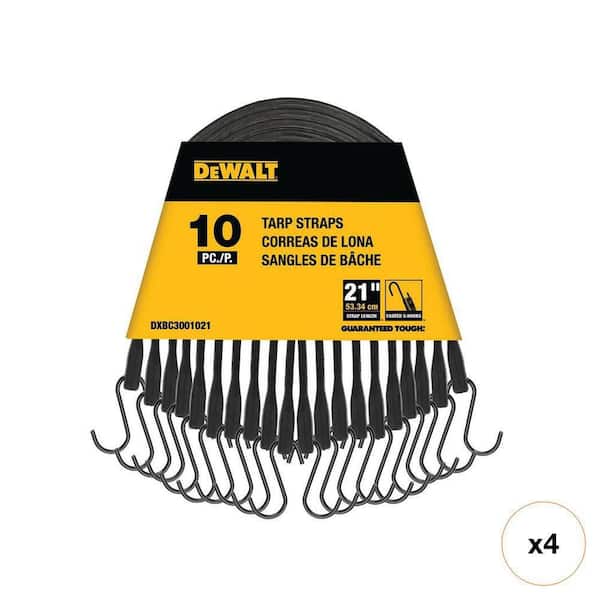 DEWALT 21 in. Tarp Straps Combo (10PK)