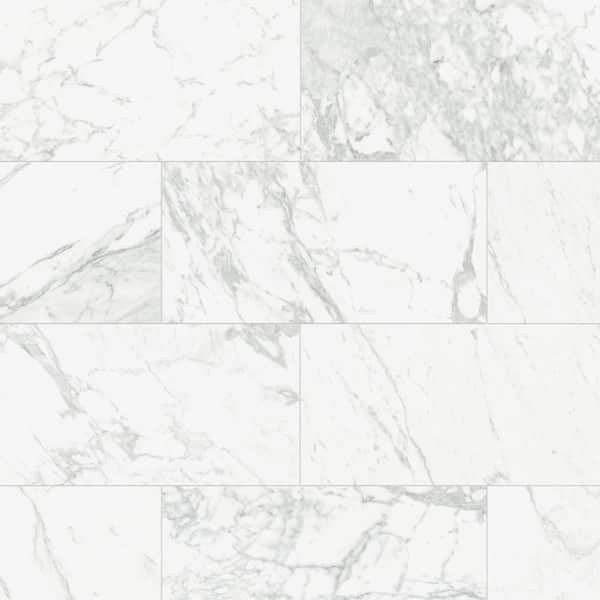 Reve Blanc 12 in. x 24 in. Porcelain Floor and Wall Tile (11.63 sq. ft. /Case)