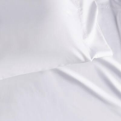 Legends® Hotel 450-Thread Count Wrinkle-Free Supima® Cotton Sateen Deep Flat Sheet