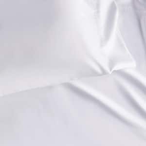 Legends Hotel Ivory 450-Thread Count Wrinkle-Free Supima Cotton Sateen King Fitted Sheet