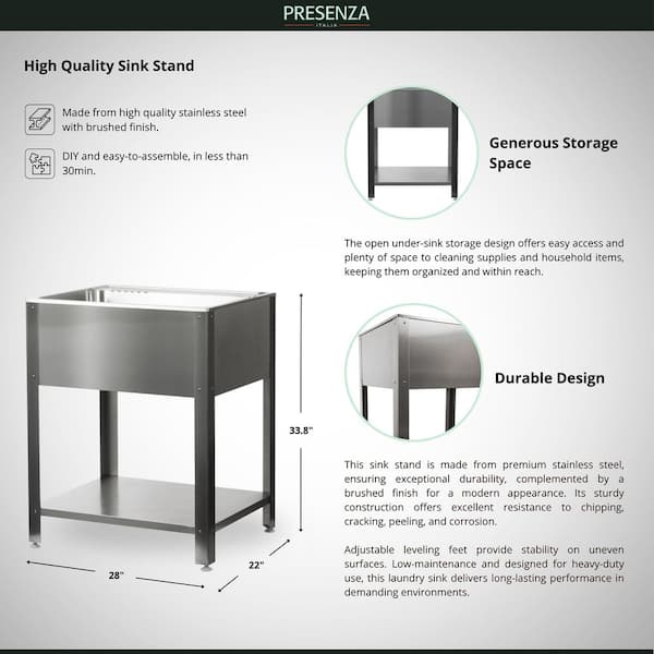 Presenza All-in-One 23.9 in. x 21.9 in x 33.9 in. Freestanding
