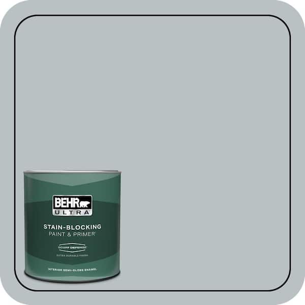 BEHR ULTRA 1 qt. #MQ5-31 Distant Star Extra Durable Semi-Gloss Enamel Interior Paint & Primer