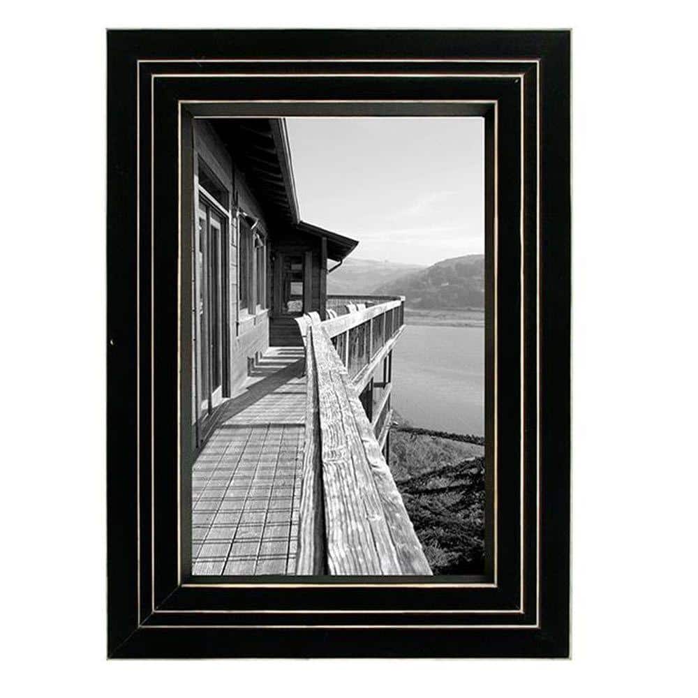 1-Opening 8 in. x 10 in. Stepped Picture Frame