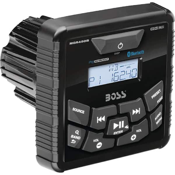 Boss Audio Systems Bluetooth Weatherproof in - Dash Gauge Digital Media AM/FM Receiver
