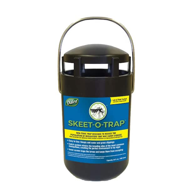 Skeet-O-Trap - 7.25 in. Safe and Effective Yard OviTrap Mosquito Killer