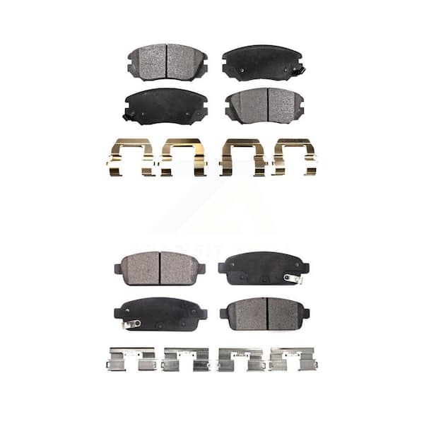 TEC Front Rear Ceramic Brake Pads Kit For Buick Cascada Cadillac ELR KTC-100201